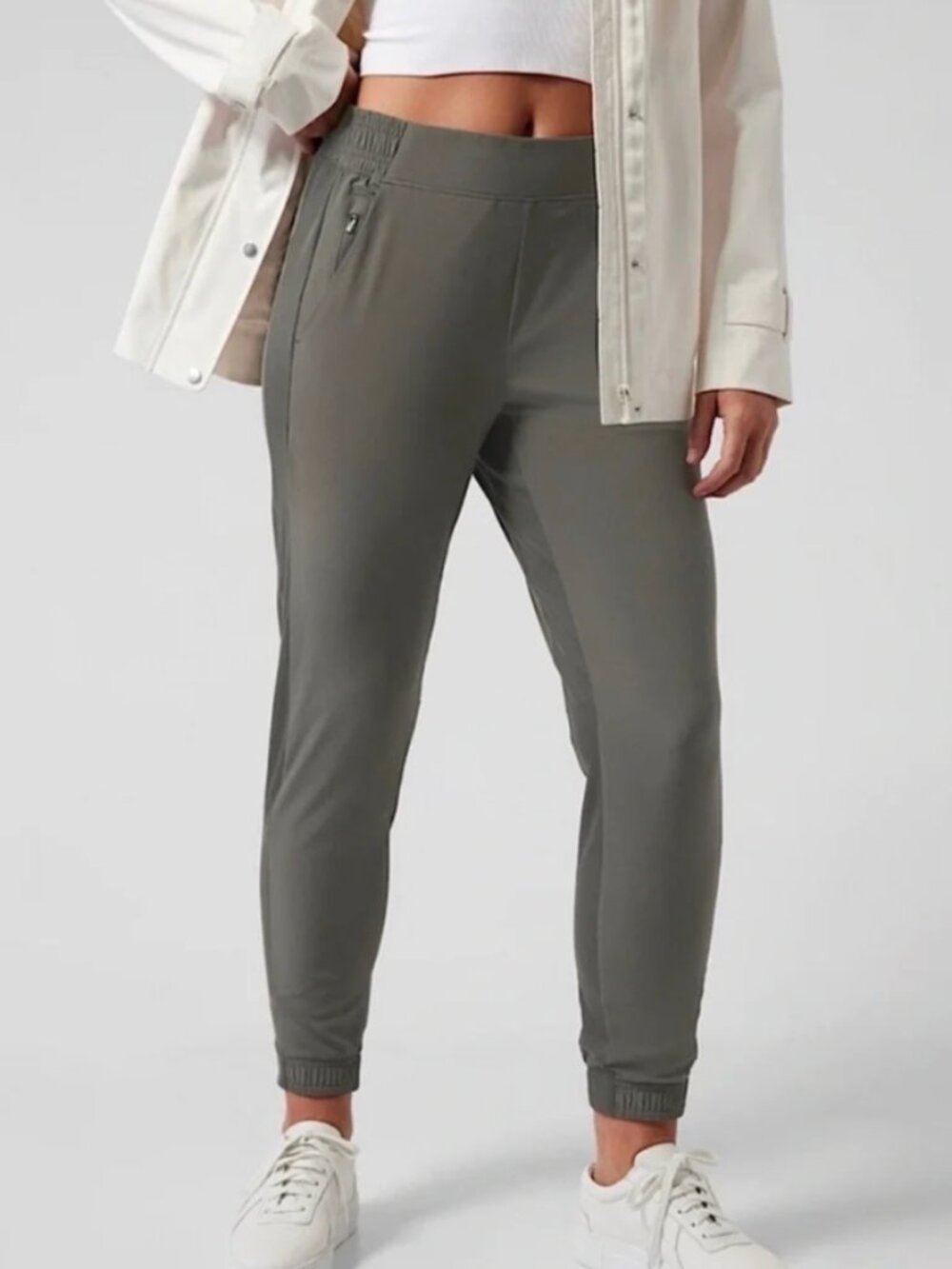 Athleta Brooklyn Olive Green Joggers